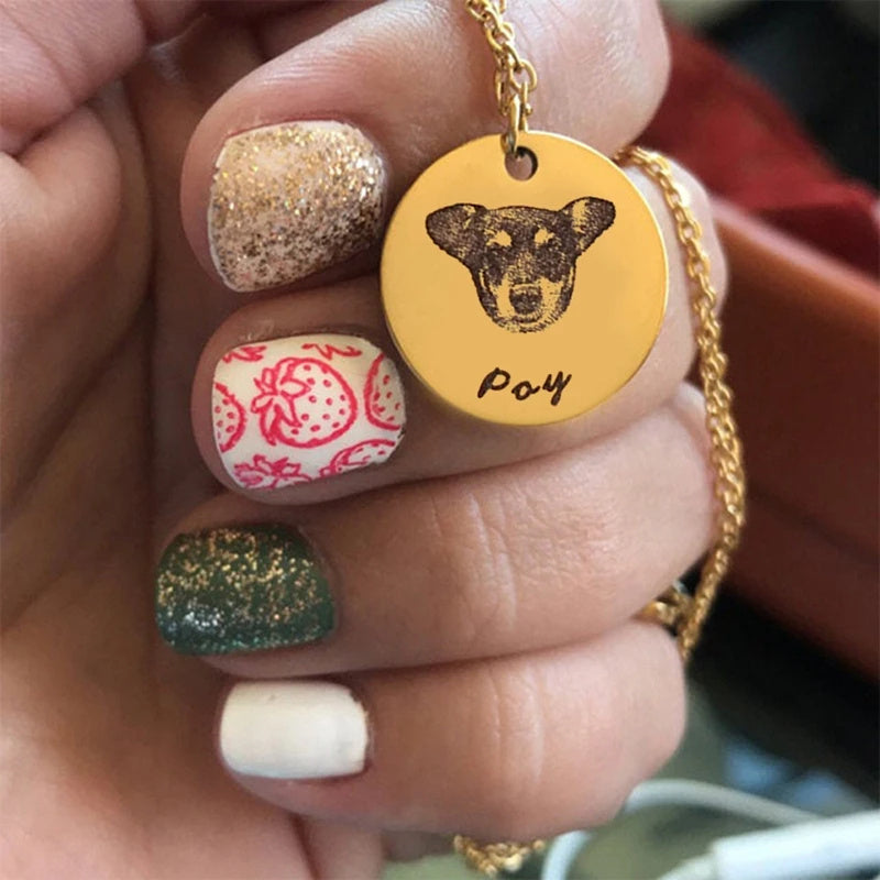 Personalized Pet Face Necklace