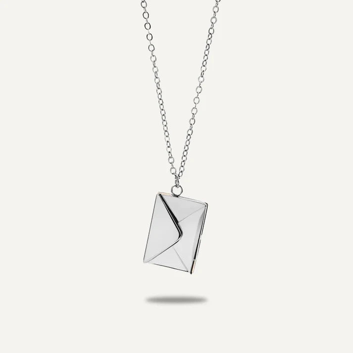 "Love Letter" Envelope Necklace Gift Set