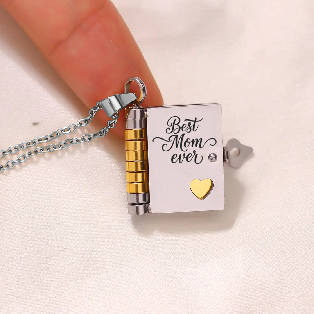 Tiny Tales Book Necklace - To My Mom