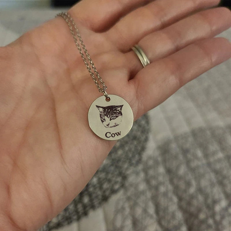 Personalized Pet Face Necklace