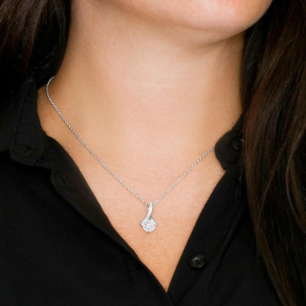 Heartfelt Love Zircon Pendant for Her
