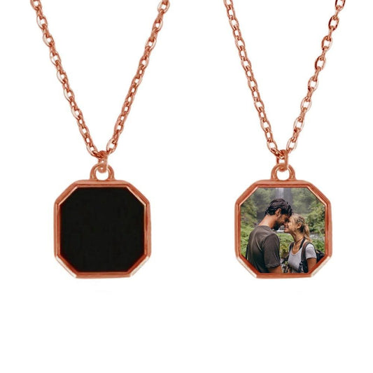 Personalized HeatReveal Magic Photo Necklace