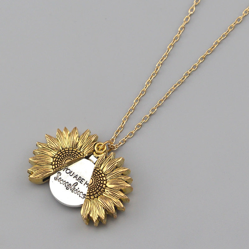 Charming "You're My Sunshine" Necklace