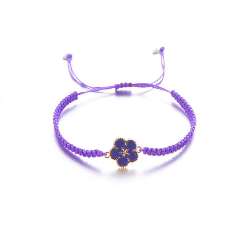 Blossom Handwoven Flower Bracelet