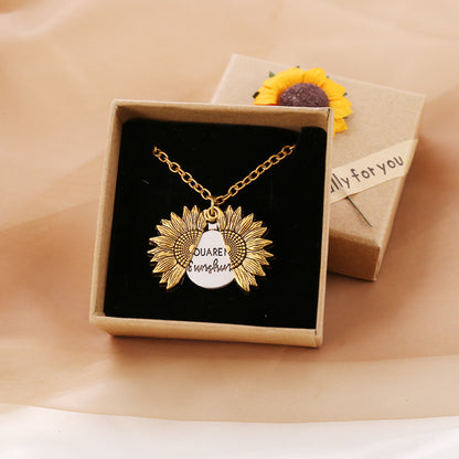 Charming "You're My Sunshine" Necklace