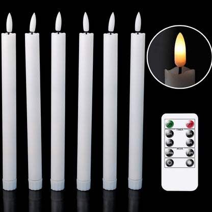 Flickering LED Christmas Window Candles