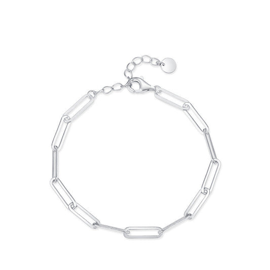 Sterling Clip Chain Bracelet