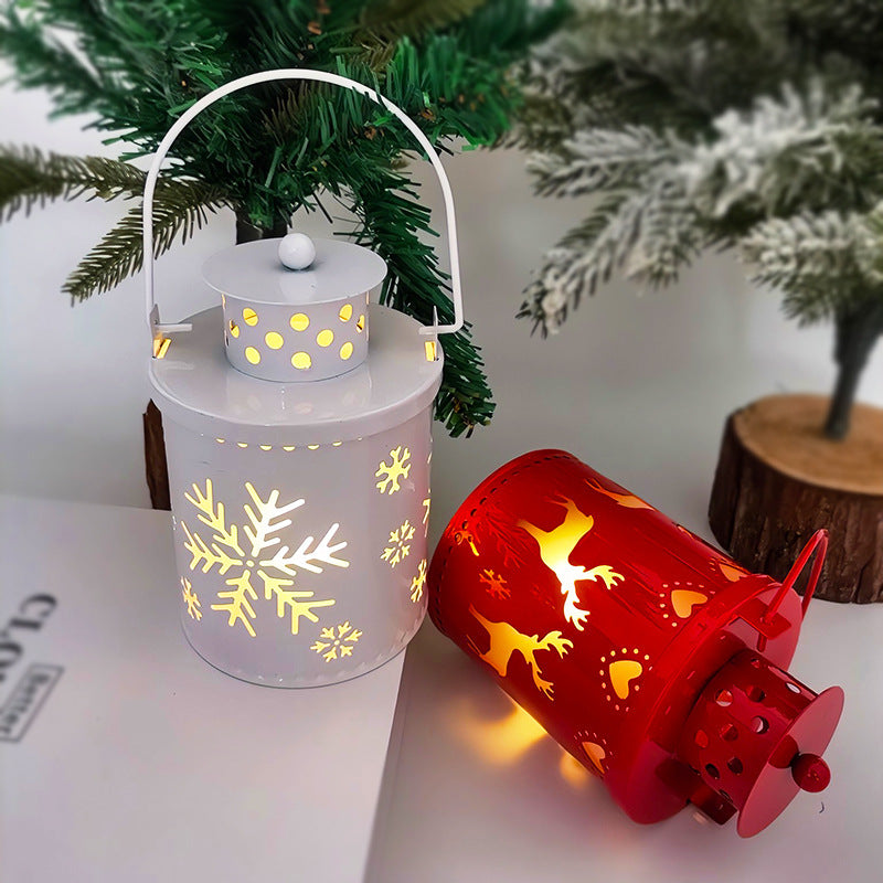 Christmas Glow LED Candle Lantern