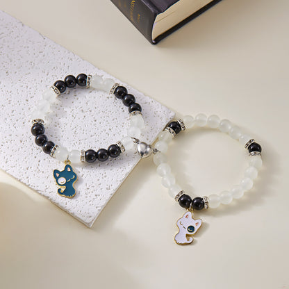 Charming Cat Magnetic Bracelet