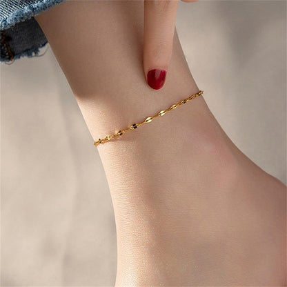 Eternal Lip Chain Anklet