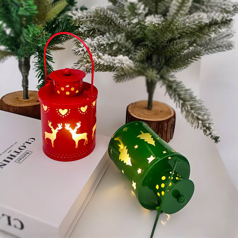 Christmas Glow LED Candle Lantern