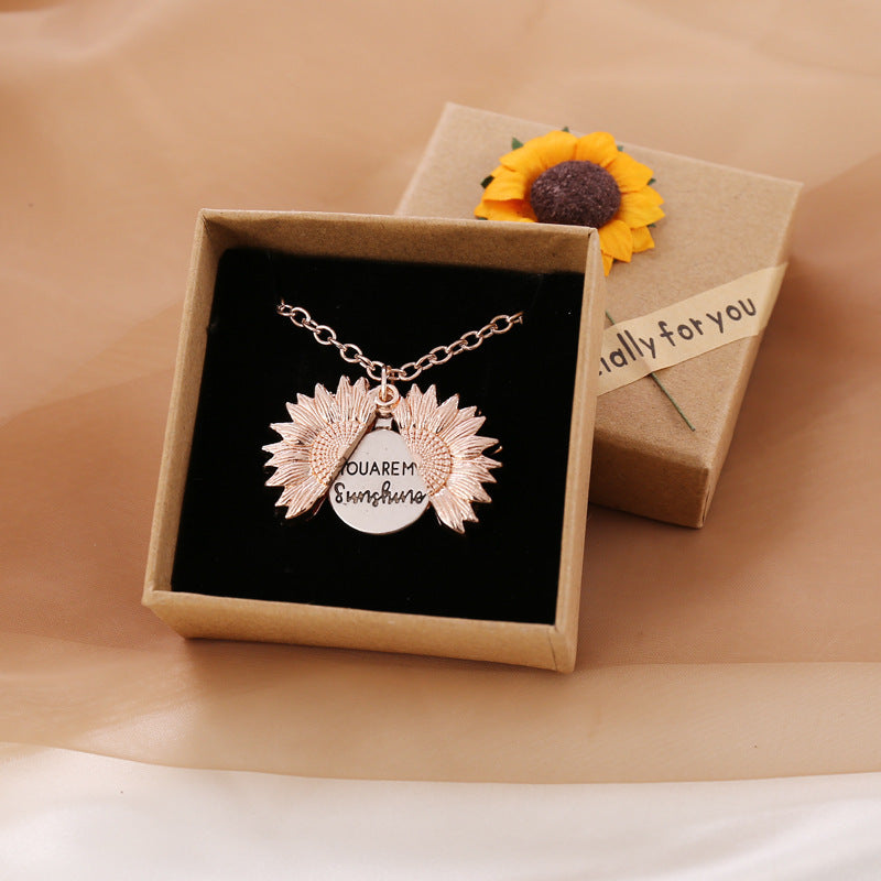 Charming "You're My Sunshine" Necklace