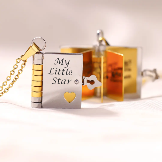 Tiny Tales Book Necklace - To My Daughter