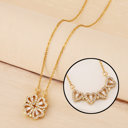 Charming Love Folding Necklace