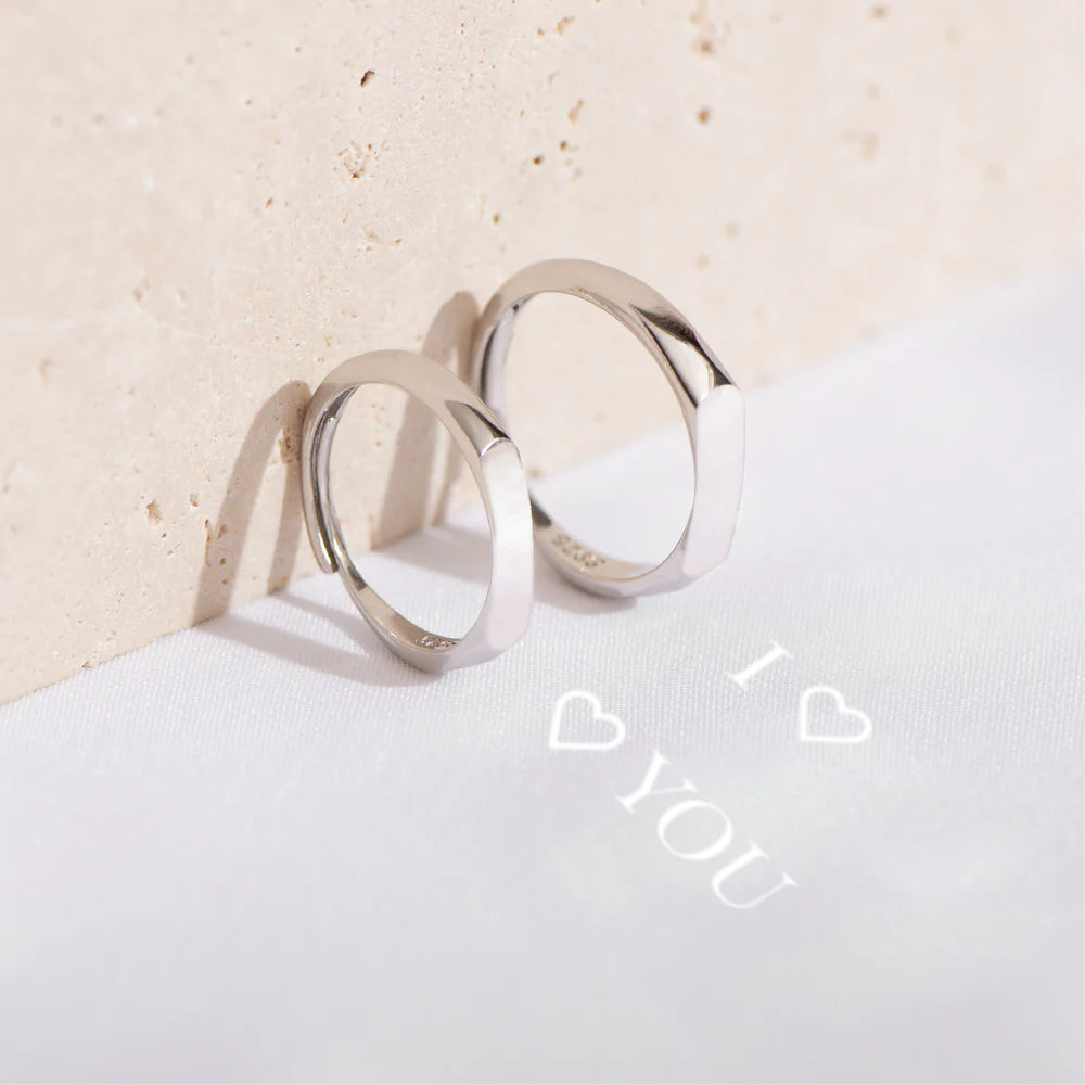 "I Love you" Forever Reflection Ring