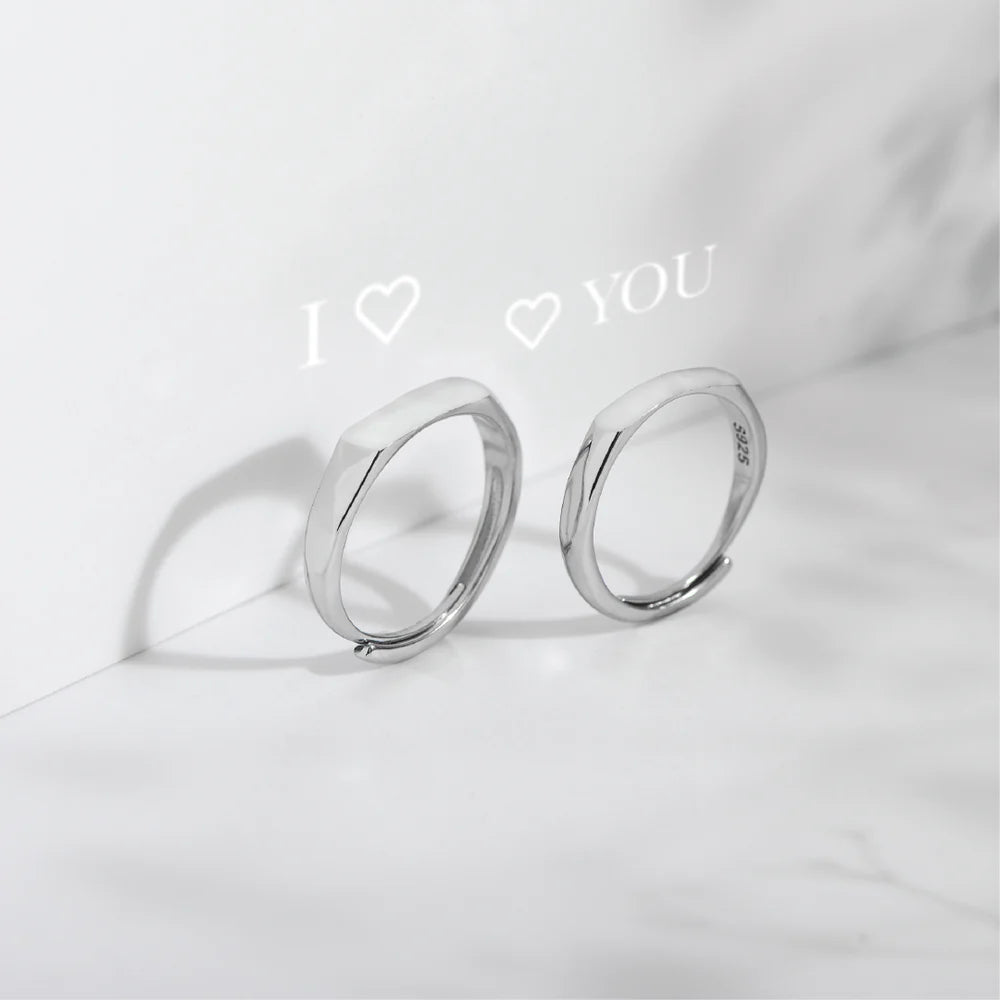 "I Love you" Forever Reflection Ring