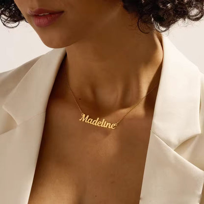Personalized Signature Chain Necklace
