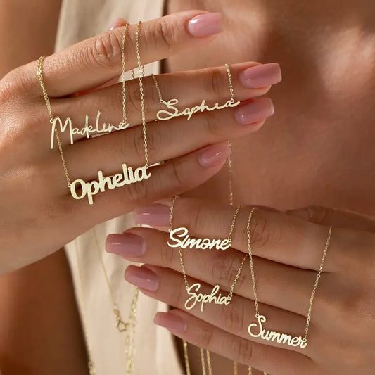 Personalized Signature Chain Necklace