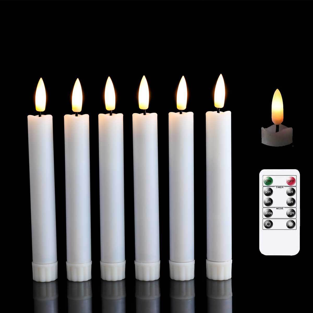 Flickering LED Christmas Window Candles