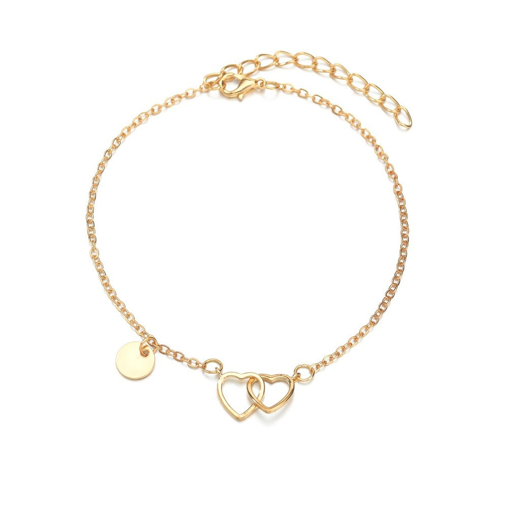 Twin Love Connection Anklet