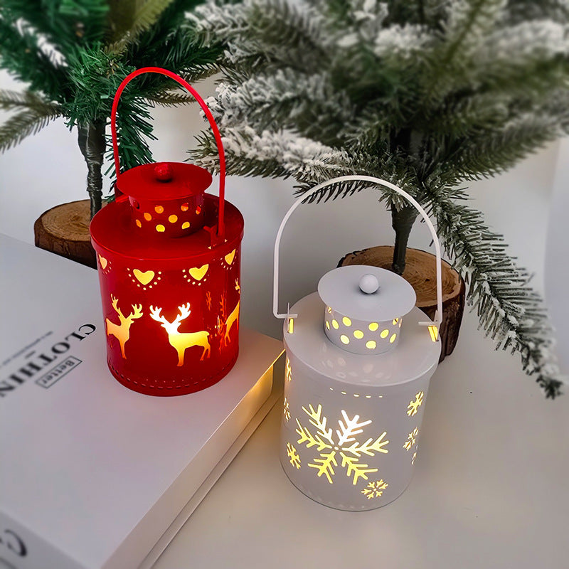 Christmas Glow LED Candle Lantern