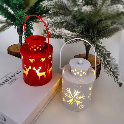 Christmas Glow LED Candle Lantern