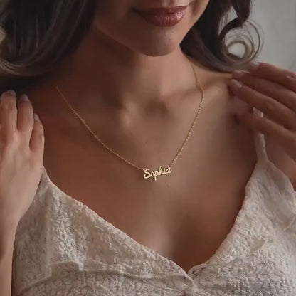 Personalized Signature Chain Necklace